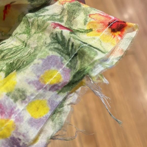 LoveShack Fancy Brynlee Skirt Rainbow Skies floral silk blend NWT - Picture 8 of 13